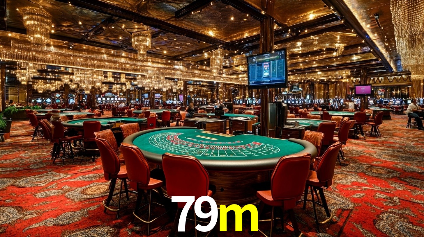 Sinta a adrenalina dos jogos de cassino com 79m